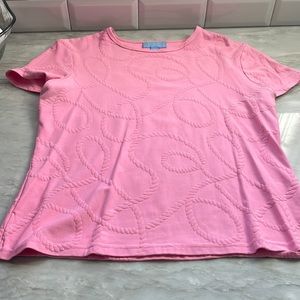 Pink J. McLaughlin Tee- Size L